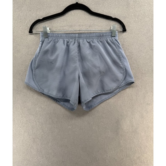 Nike Tempo Running Shorts‎ Girls Size Large Gray Dri Fit Lined Polka Dot AJ0059 - Picture 1 of 11